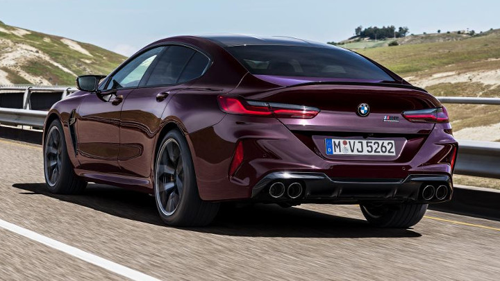 BMW M8 Competition Gran Coupe back